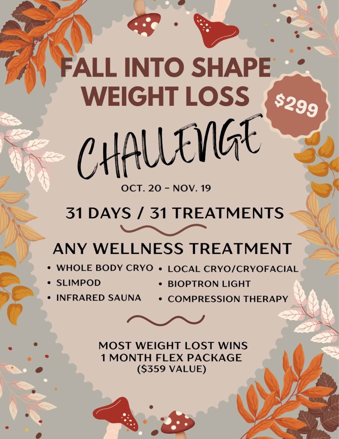 October Weight Loss Challenge